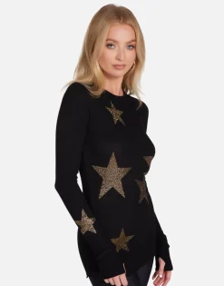 Lauren Moshi Gold Crystal Multi Stars Thermal In | Mckinley By *Women Long Sleeve