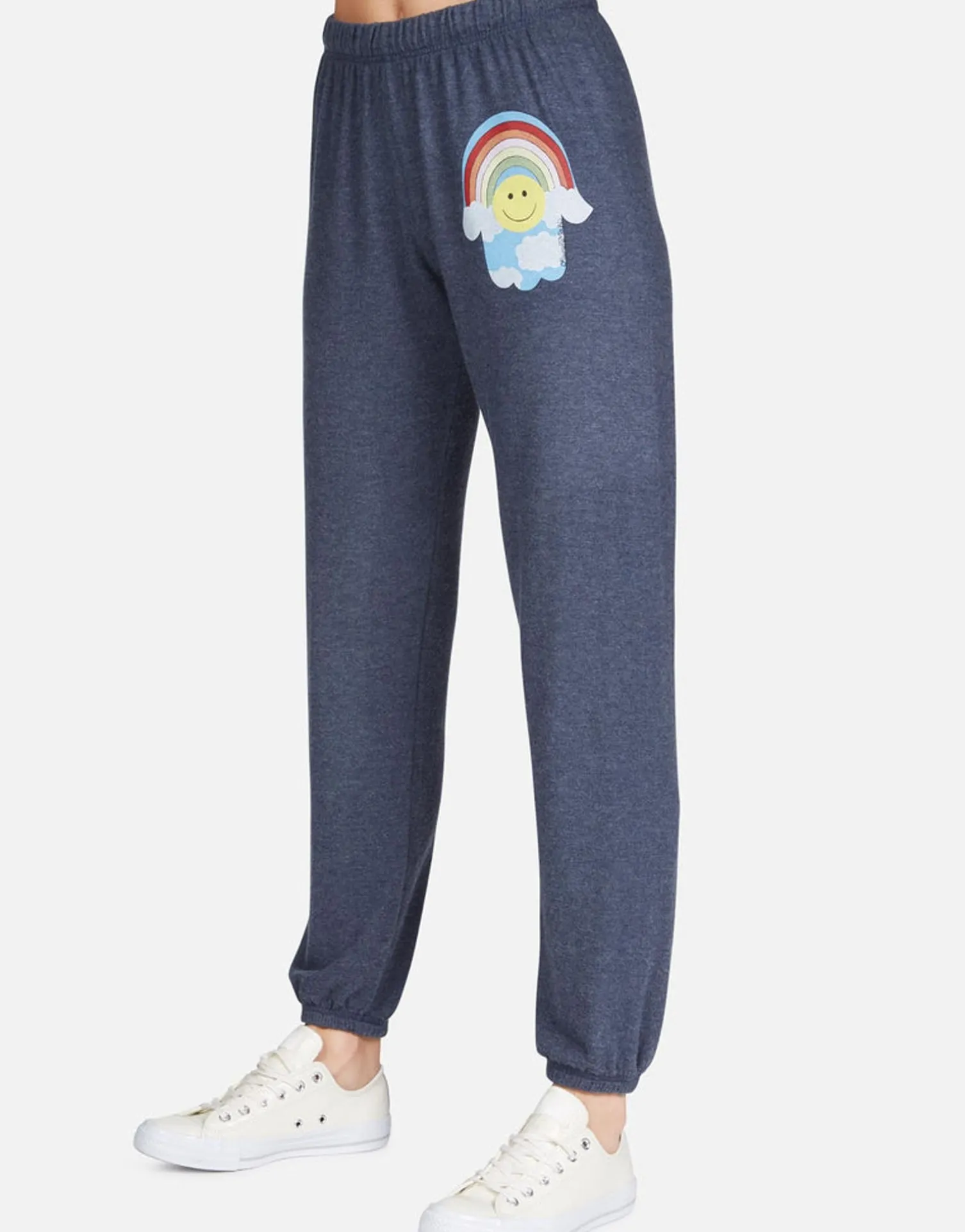 Lauren Moshi Good Vibes Happy Hamsa Long Sweatpant | Tanzy By *Women Long Sweatpants