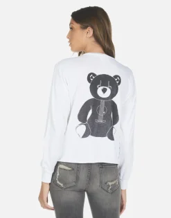 Lauren Moshi Guitar Bear L/S Crop Tee | Luella By *Women Long Sleeve