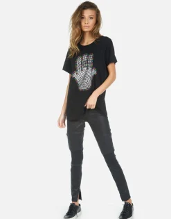 Lauren Moshi Hamsa Elements Boyfriend Tee | Wolf By *Women Short Sleeve