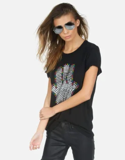 Lauren Moshi Hamsa Elements Boyfriend Tee | Wolf By *Women Short Sleeve