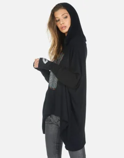 Lauren Moshi Hamsa Elements Pullover Boyfriend Hoodie | Wilma By *Women Hoodies