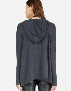 Lauren Moshi Happiness Lip Oversized Pullover W/ Hood | Wilma By *Women Hoodies