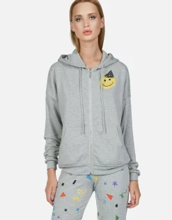 Lauren Moshi Happy Party Zip Up Hoodie | Avalyn By *Women Hoodies