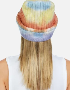 Lauren Moshi Happy Peace Love Cashmere Slouch Beanie | Blix By *Women Sweaters & Knits