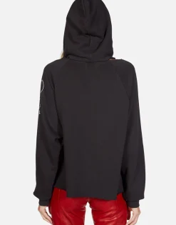 Lauren Moshi Happy Skull Flower Pullover Hoodie | Autumn By *Women Hoodies