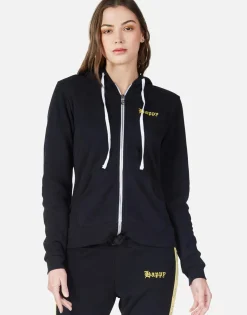 Lauren Moshi Happy Smiley Zip Up Hoodie | Lennox By *Women Hoodies