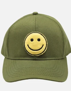 Lauren Moshi Happyface Patch Canvas Hat | Bay By * Hats
