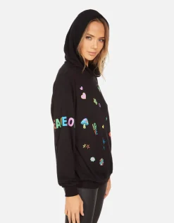 Lauren Moshi Harmony Floral Dove Elements*Women Hoodies