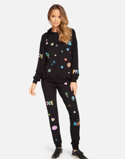 Lauren Moshi Harmony Floral Dove Elements*Women Hoodies