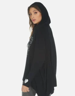 Lauren Moshi Heart Leopard Boyfriend Hoodie | Wilma By *Women Hoodies