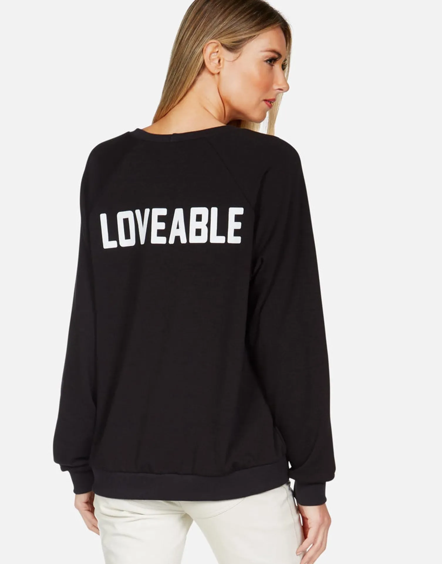 Lauren Moshi Heart Teddy L/S Vintage Pullover | Noleta By *Women Long Sleeve