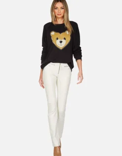 Lauren Moshi Heart Teddy L/S Vintage Pullover | Noleta By *Women Long Sleeve