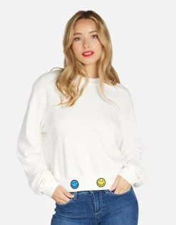 Lauren Moshi Hello Moshi Crop Pullover In | Spalding By *Women Long Sleeve