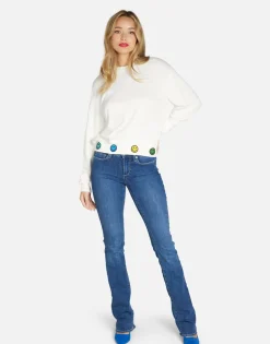 Lauren Moshi Hello Moshi Crop Pullover In | Spalding By *Women Long Sleeve