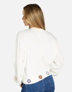 Lauren Moshi Hello Moshi Crop Pullover In | Spalding By *Women Long Sleeve