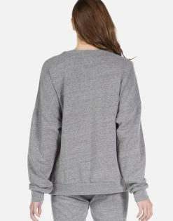 Lauren Moshi High Heel Heart Drop Shoulder Pullover | Flora By *Women Long Sleeve