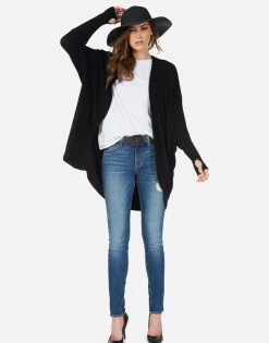 Lauren Moshi Hippie Peace Love Patches Cardigan Wrap | Irina By *Women Sweaters & Knits