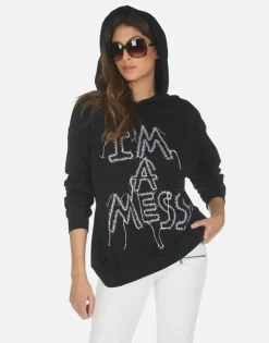 Lauren Moshi I'M A Mess Classic Pullover Hoodie | Harmony By *Women Hoodies