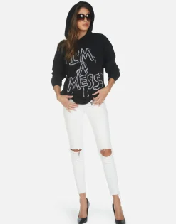 Lauren Moshi I'M A Mess Classic Pullover Hoodie | Harmony By *Women Hoodies