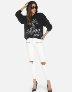 Lauren Moshi I'M A Mess Classic Pullover Hoodie | Harmony By *Women Hoodies