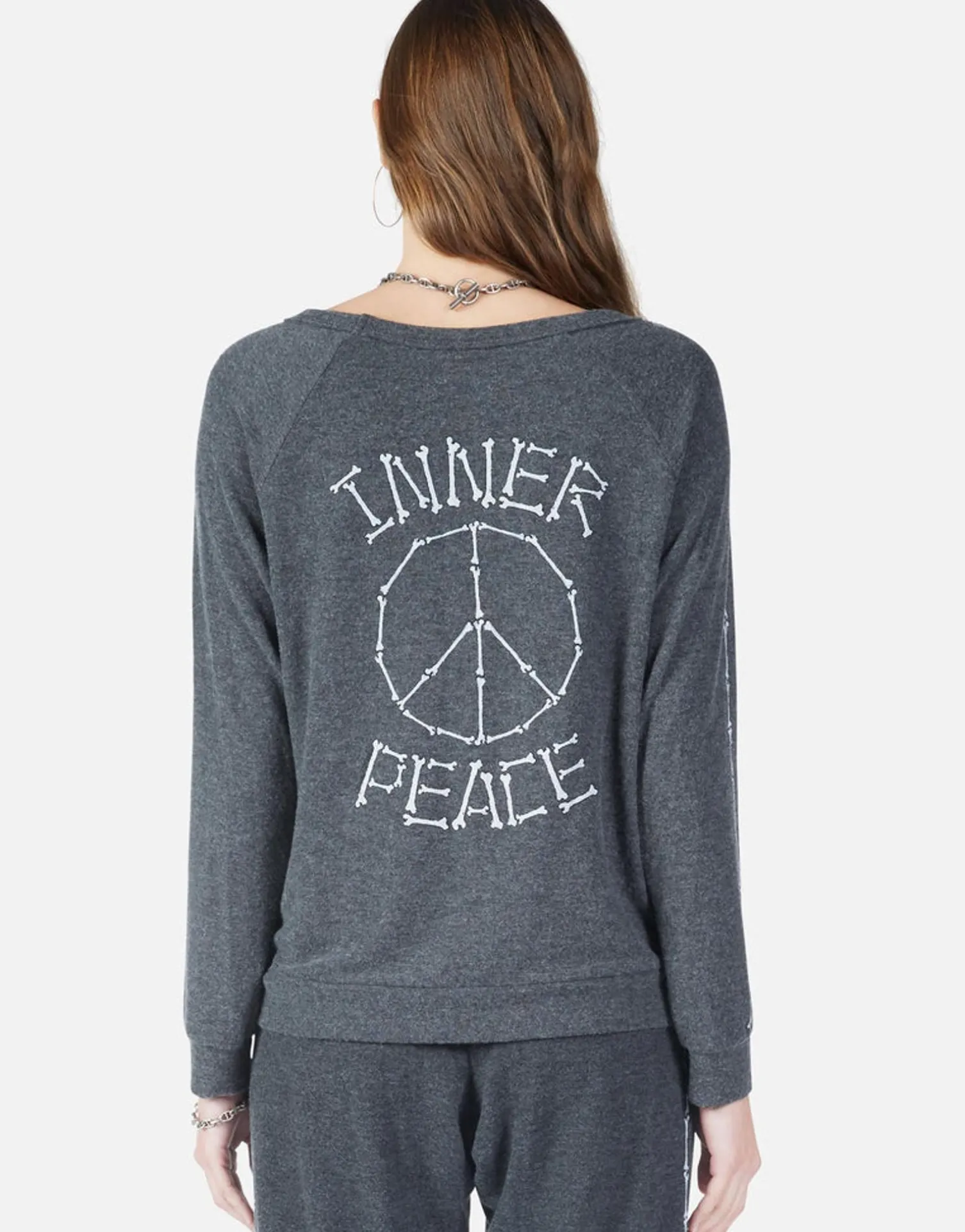 Lauren Moshi Inner Peace Bones L/S Pullover W/ Cut-Out | Zahara By *Women Long Sleeve
