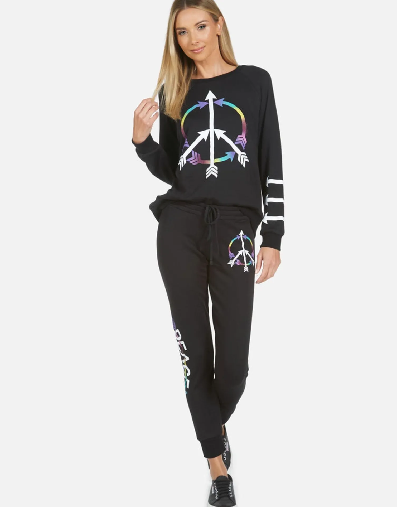 Lauren Moshi Jess Peace Arrow*Women Long Sweatpants