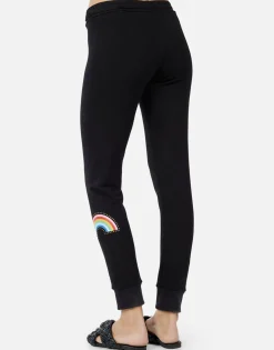 Lauren Moshi Jess Studded Stripe Peace*Women Long Sweatpants