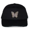 Lauren Moshi Jilly Crystal Mini Butterfly* Hats