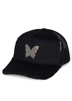 Lauren Moshi Jilly Crystal Mini Butterfly* Hats