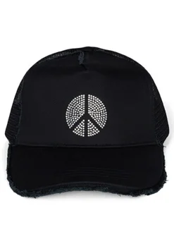 Lauren Moshi Jilly Crystal Peace* Hats