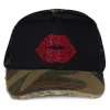 Lauren Moshi Jilly Crystal Red Lip* Hats