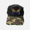 Lauren Moshi Jilly Stripe Butterfly Patch* Hats