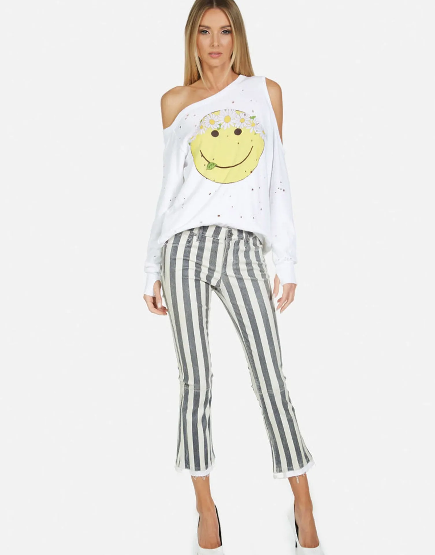 Lauren Moshi Joanna X Happy Daisy Peace*Women Long Sleeve