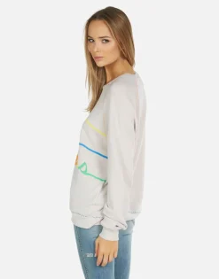 Lauren Moshi Jocelyn Love Peace Happiness*Women Long Sleeve
