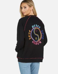 Lauren Moshi Jocelyn Neon Line Tiger*Women Long Sleeve