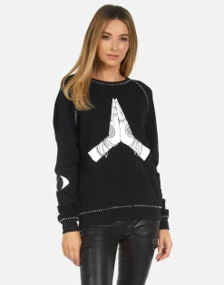 Lauren Moshi Jocelyn Prayer Hands*Women Long Sleeve