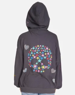 Lauren Moshi Kaliyah X Star Skull*Women Hoodies