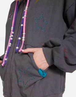 Lauren Moshi Kaliyah X Star Skull*Women Hoodies