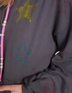 Lauren Moshi Kaliyah X Star Skull*Women Hoodies