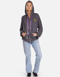 Lauren Moshi Kaliyah X Star Skull*Women Hoodies