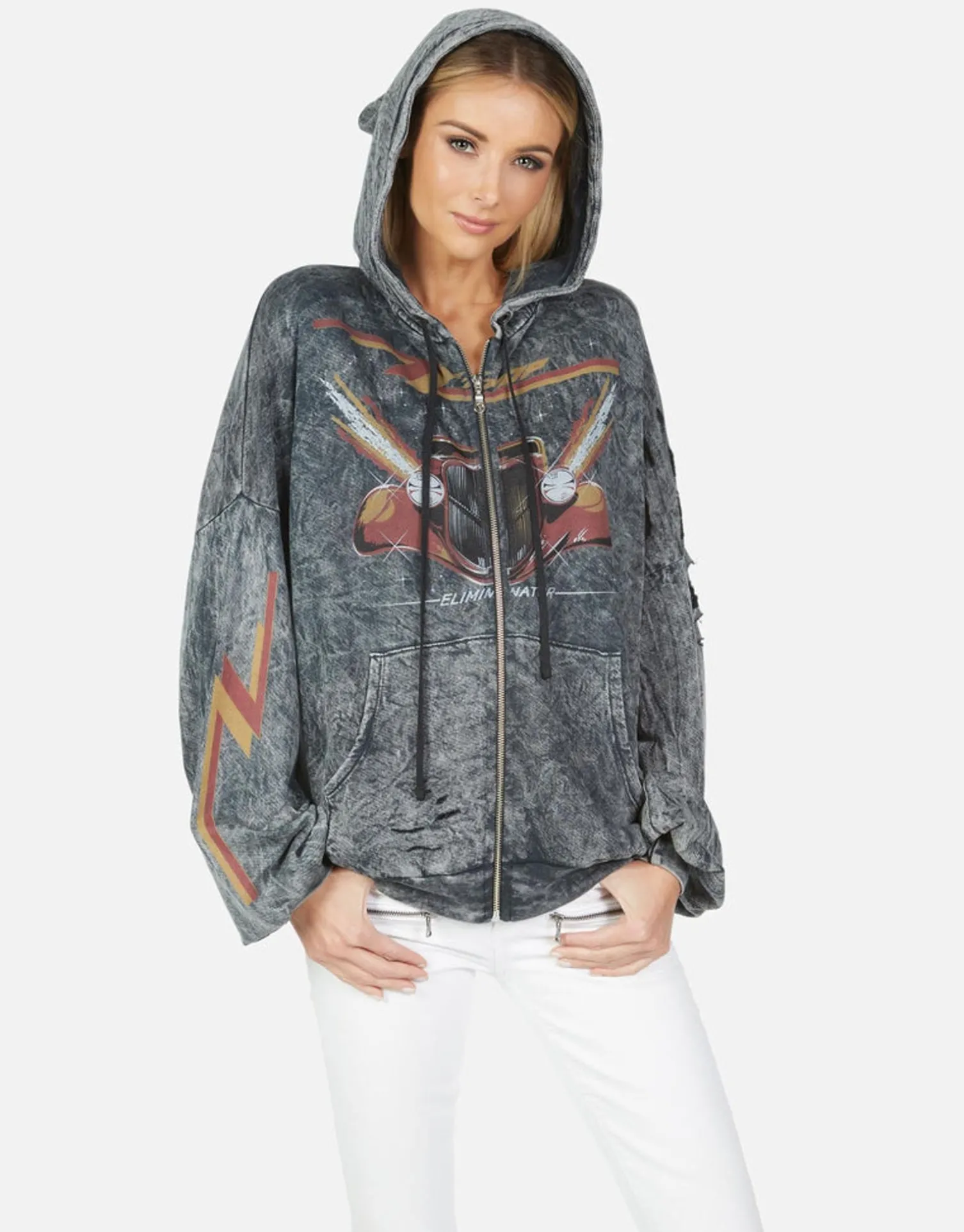 Lauren Moshi Kaliyah Zz Top Eliminator*Women Hoodies