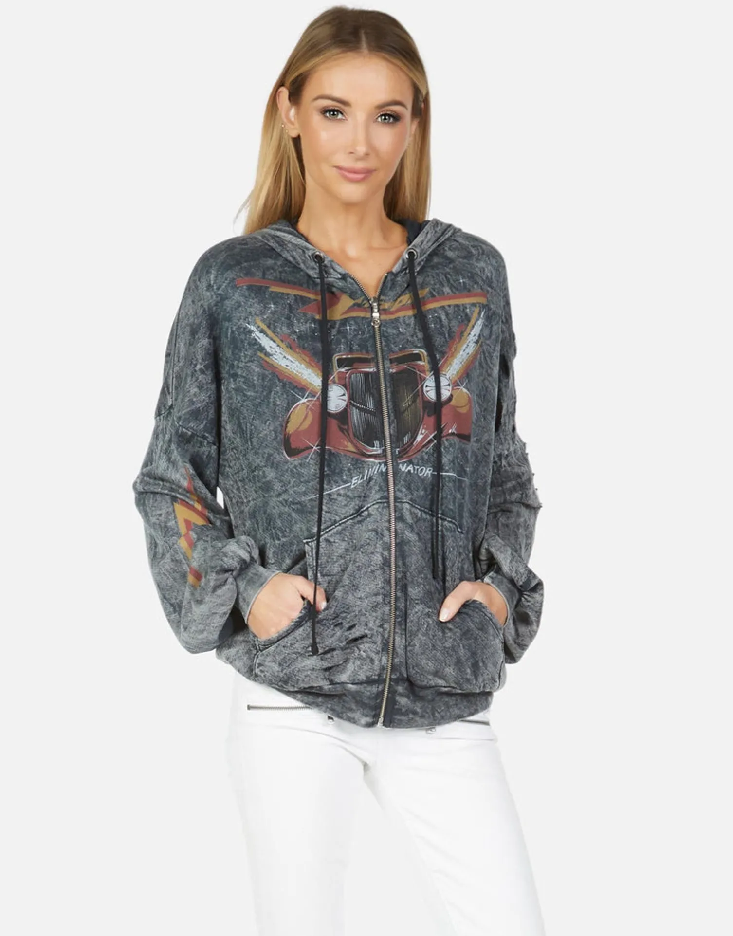 Lauren Moshi Kaliyah Zz Top Eliminator*Women Hoodies