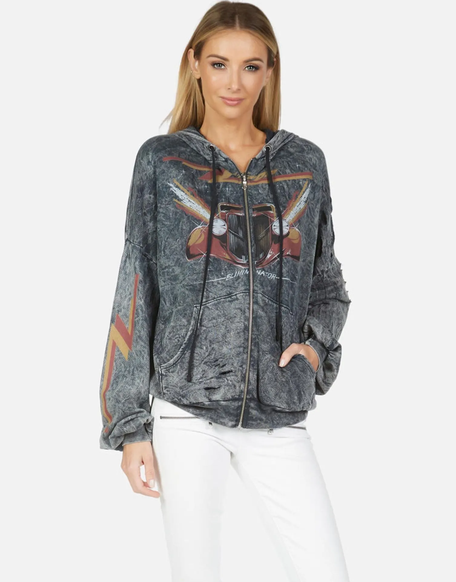 Lauren Moshi Kaliyah Zz Top Eliminator*Women Hoodies