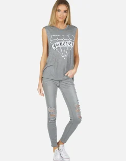 Lauren Moshi Kel Bone Diamond*Women Tanks