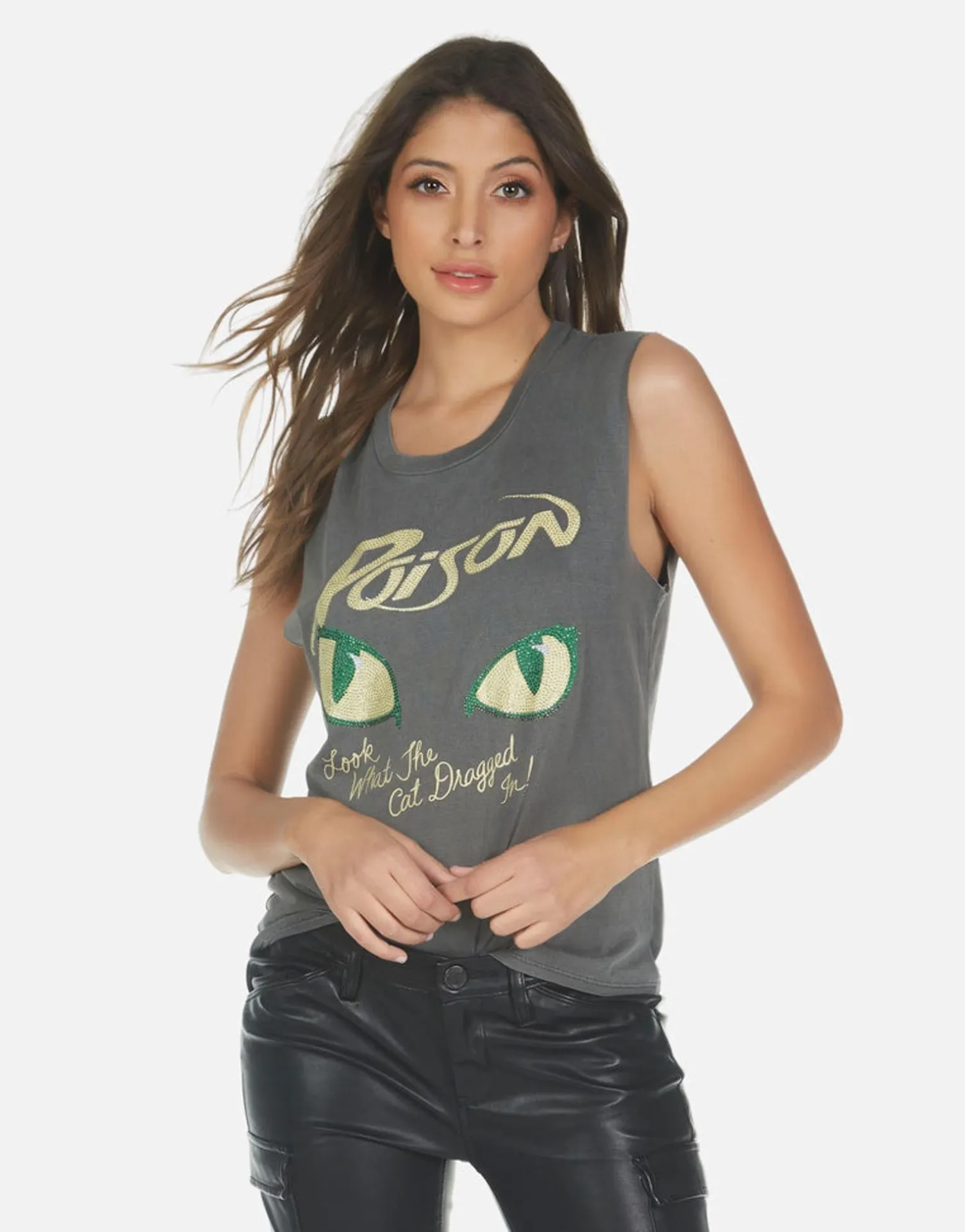 Lauren Moshi Kel X Crystal Poison*Women Tanks