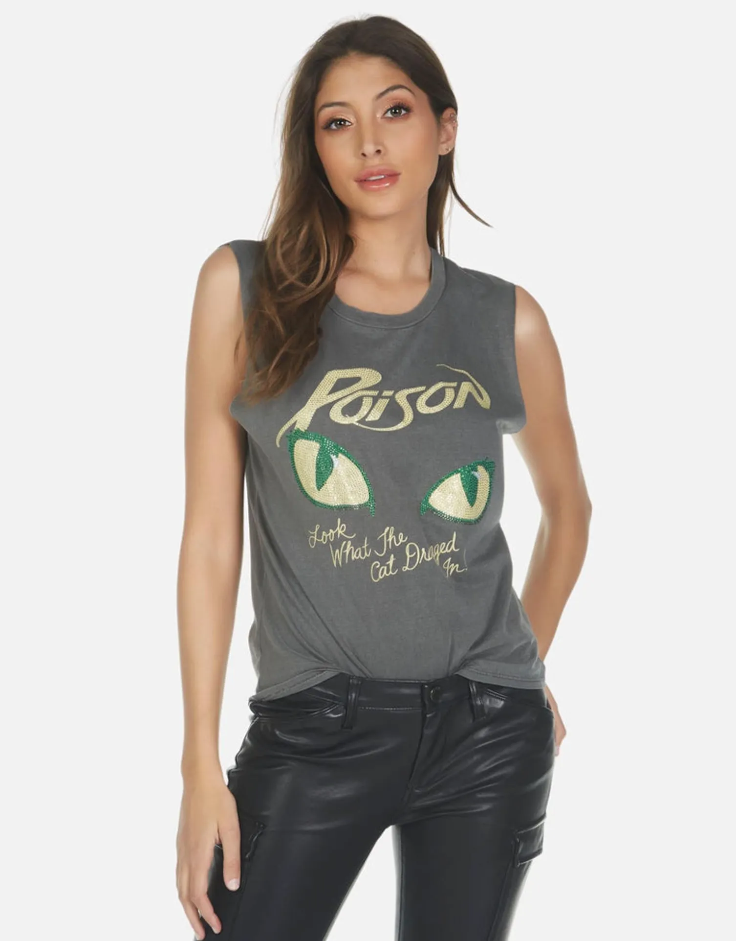 Lauren Moshi Kel X Crystal Poison*Women Tanks