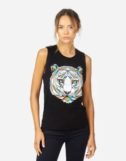 Lauren Moshi Kinzington Geo Tiger*Women Tanks