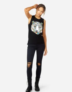 Lauren Moshi Kinzington Geo Tiger*Women Tanks