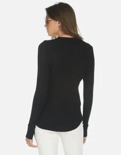Lauren Moshi Kiss Lip L/S Fitted Thermal Top | Mckinley X By *Women Long Sleeve